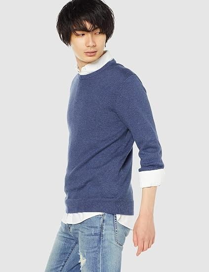 Blue Crew Neck Sweater imagen 5